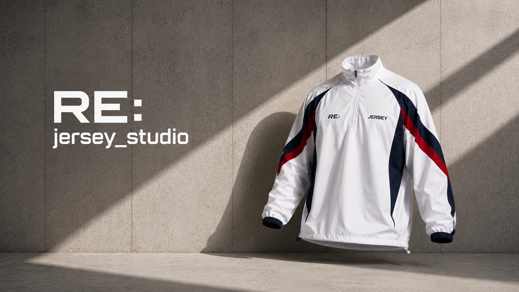 Re:jersey jersey studio 바람막이 배너